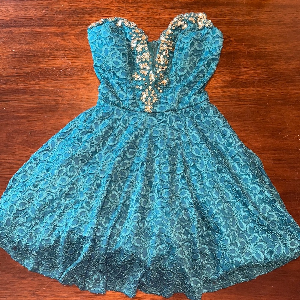 Teal Homecoming/Formal Dress